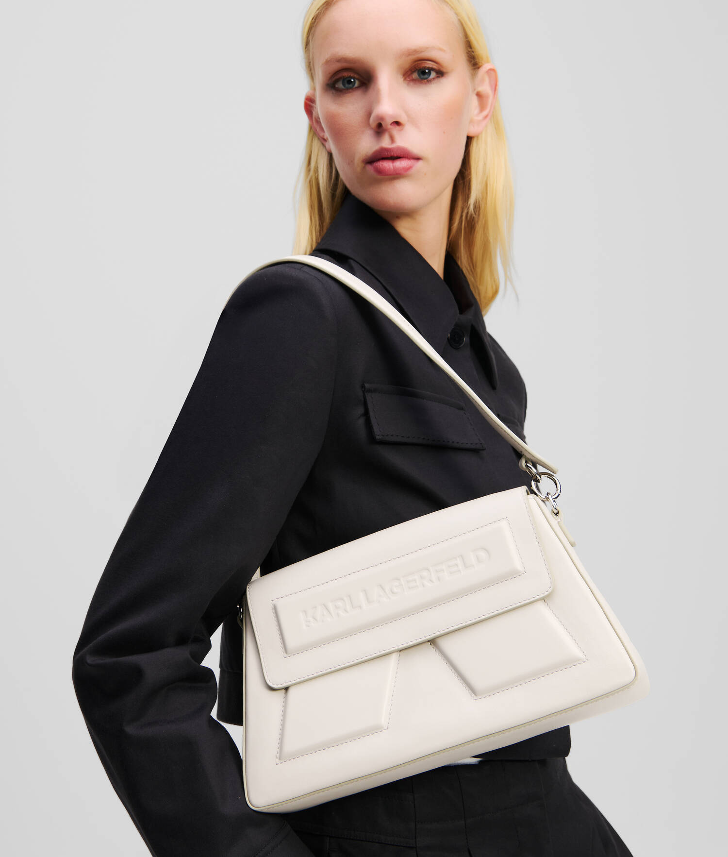 SAC PORTÉ ÉPAULE IKON K - Ciment