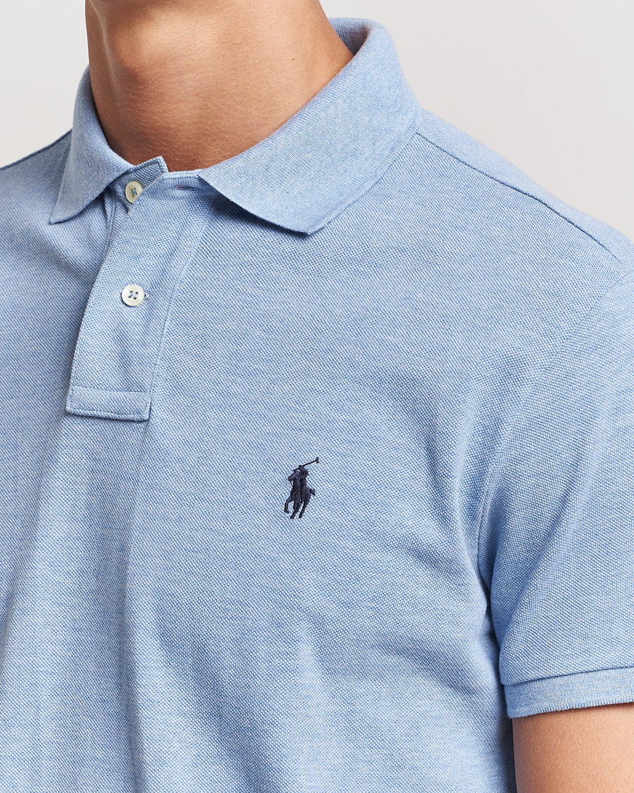 Custom Slim Fit Polo Isle Heather