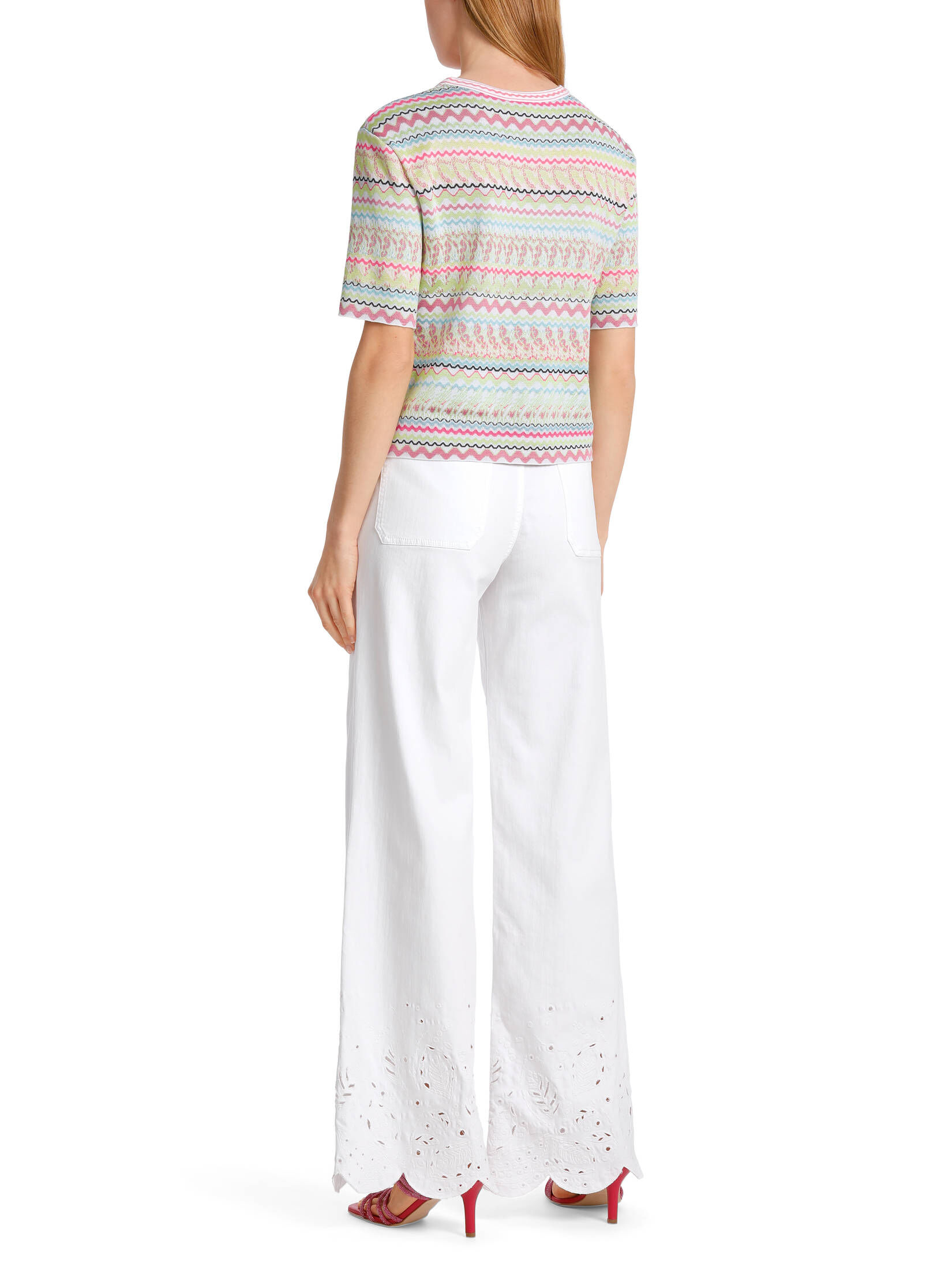 Marc Cain| Damen Strickpullover Kurzarm