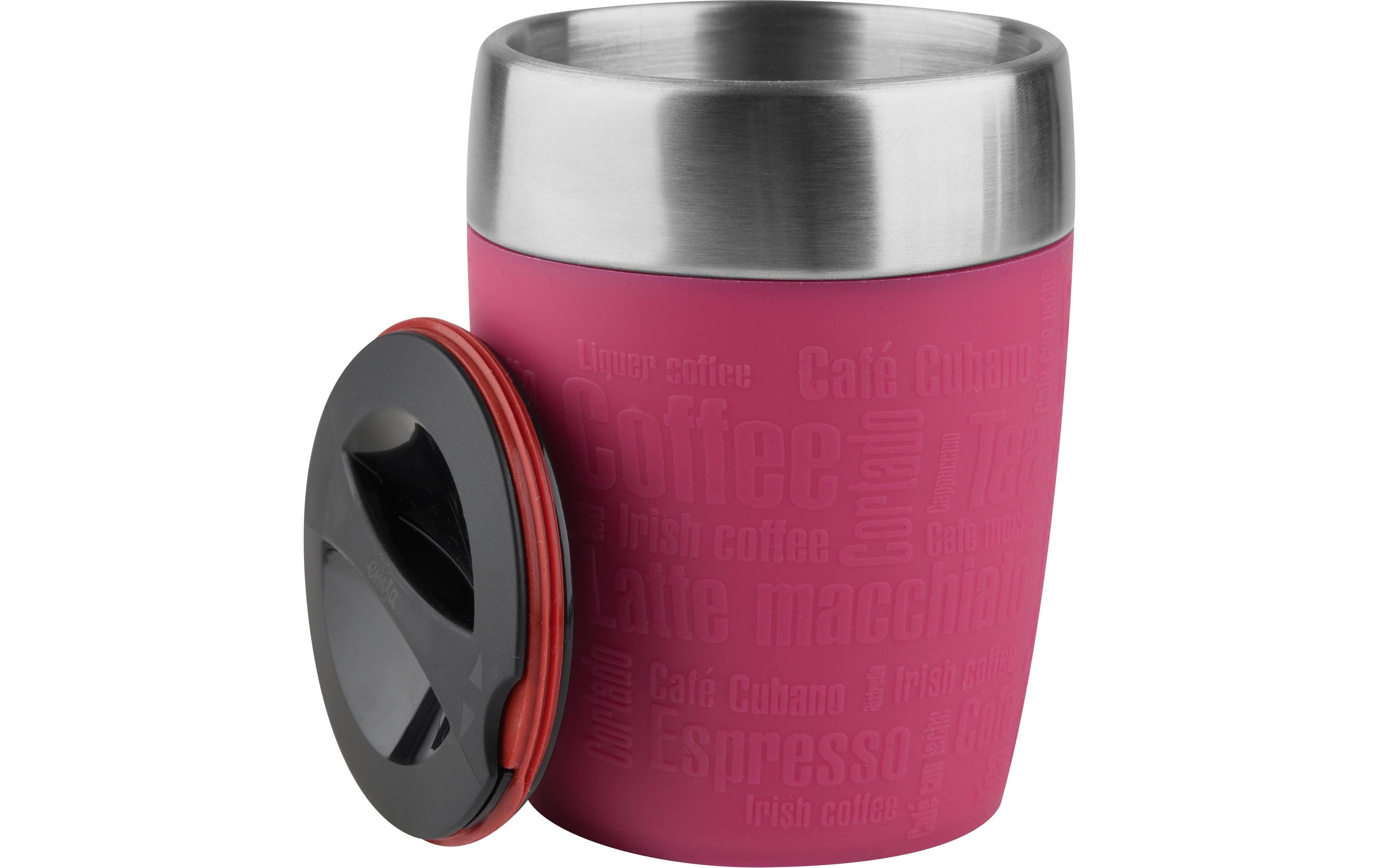 Thermobecher Travel Cup 200 ml, HimbeerIdeal für Padmaschinen und Vollautomaten
