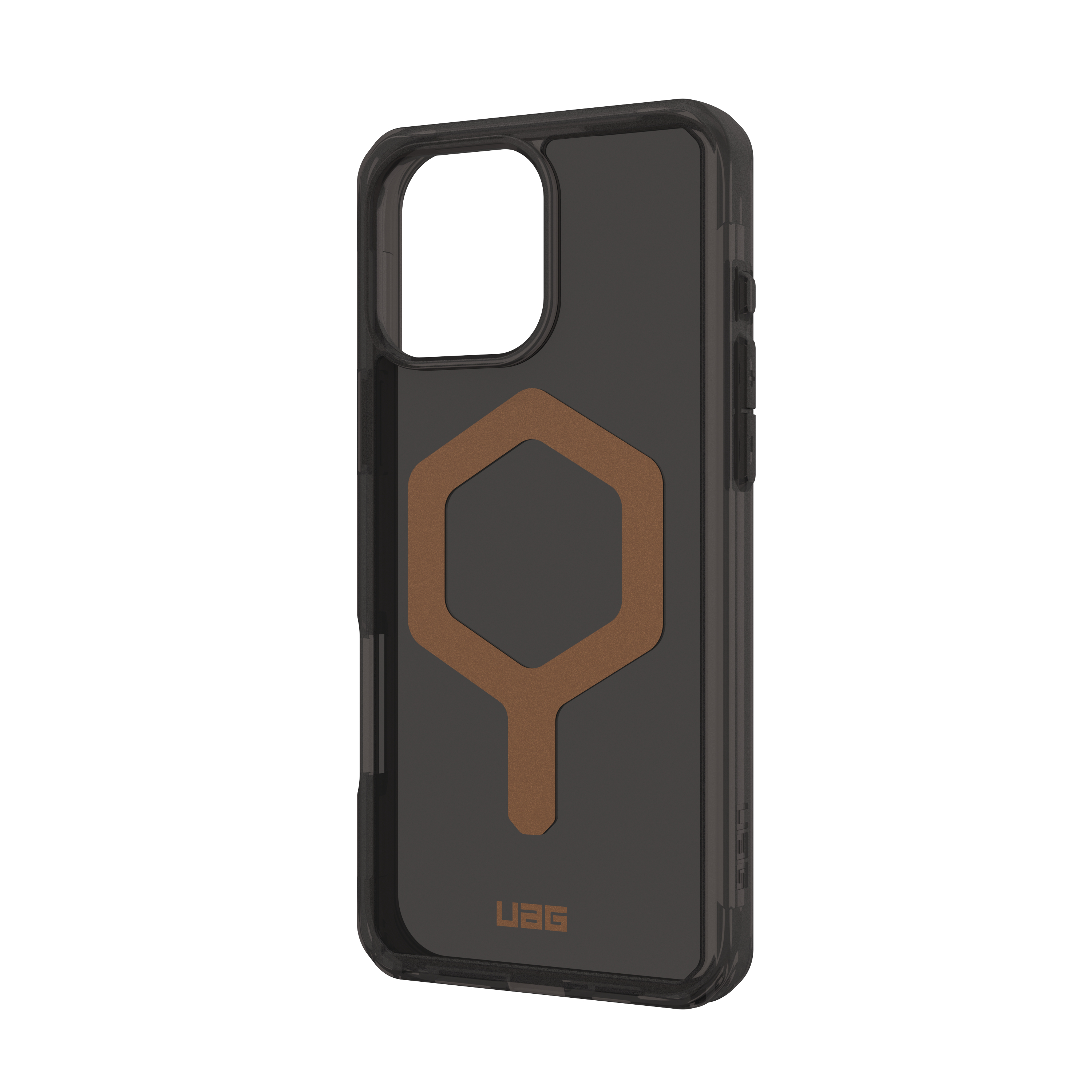 iPhone 16 Pro Max MagSafe Hybrid Schutzhülle Plyo (114481114085) - Schwarz / Gold