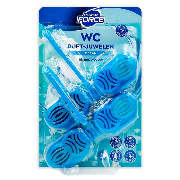 POWER FORCE WC-Duftjuwelen 2 x 48 g