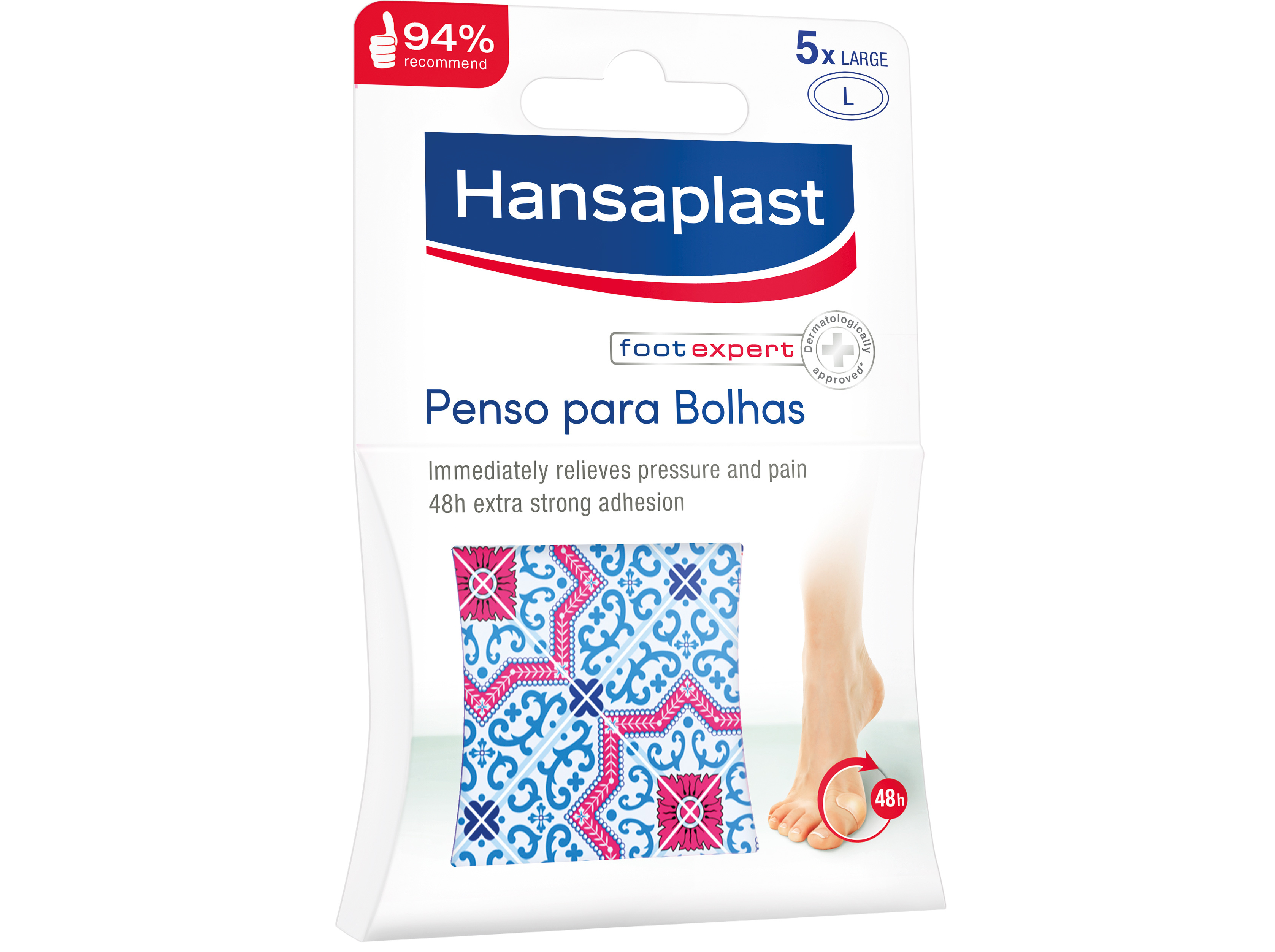 Pensos para Bolhas de Pés HANSAPLAST 5 un