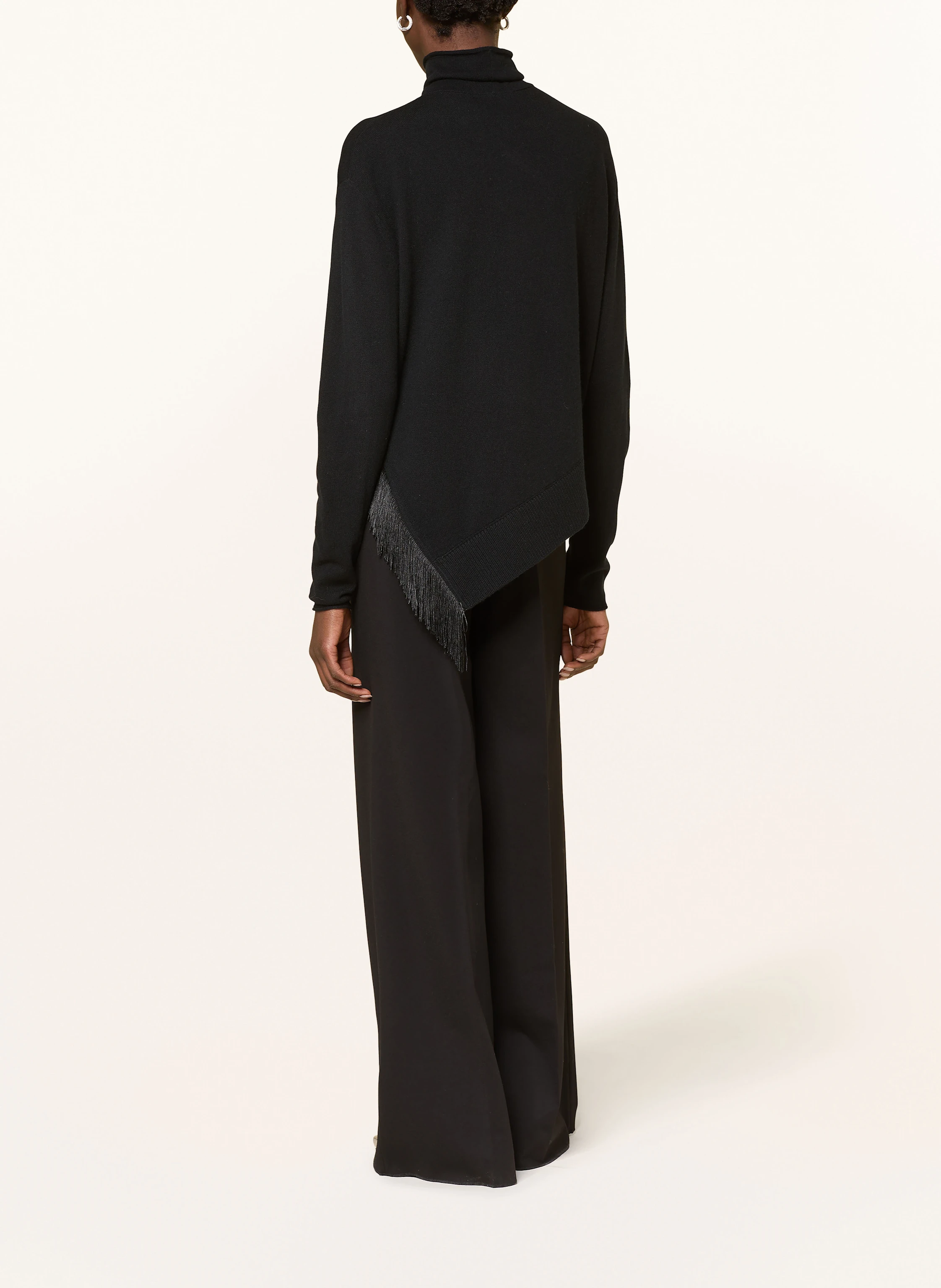 DOROTHEE SCHUMACHER Rollkragenpullover FRINGE STATEMENT mit Cashmere