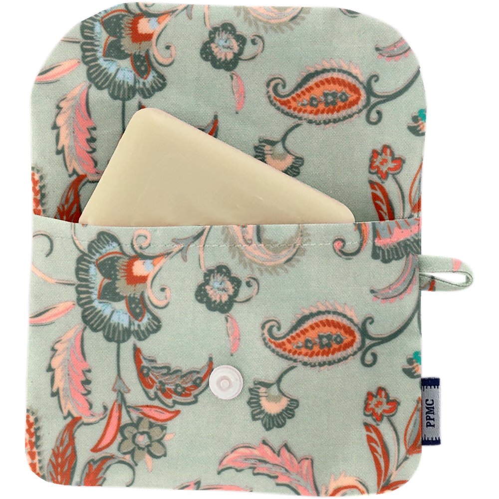 Pochette Savon Vert Bohème