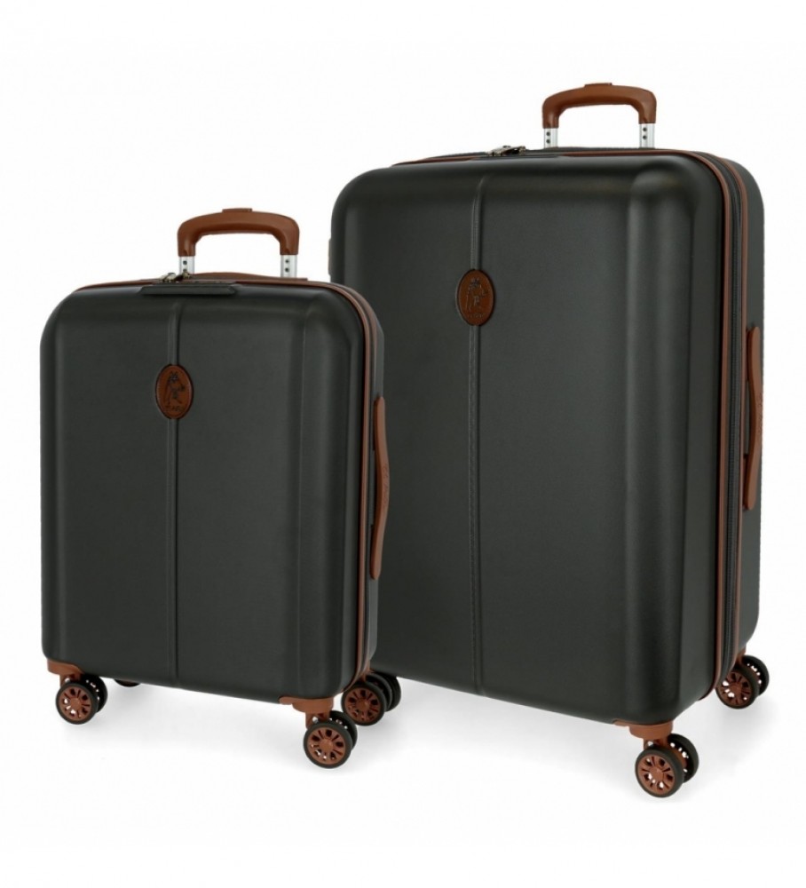 Conjunto de malas El Potro El Potro Ocuri Cinza - 40x55x20cm/49x70x28cm -