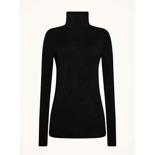 Wolford The Merino Top Striktrøje, Black, L