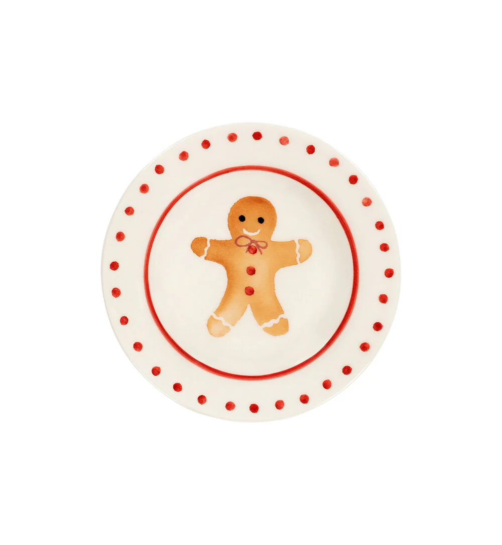 Anna + Nina  Sweet Gingerbread Desserttallerken - Multicolor