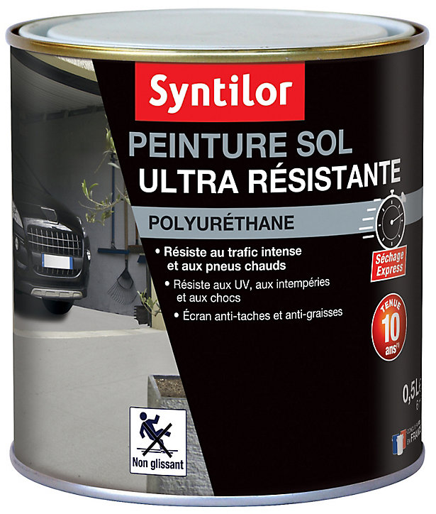 Peinture extérieure pour sol ultra résistante palette satin Syntilor 500ml