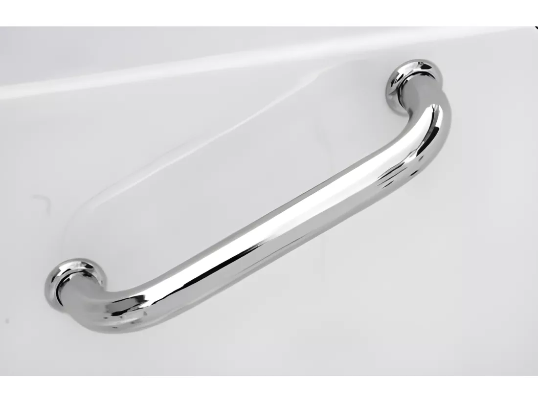 Baignoire à porte AZALAS 129.54*66.04 cm - Porte & Robinetterie: droit