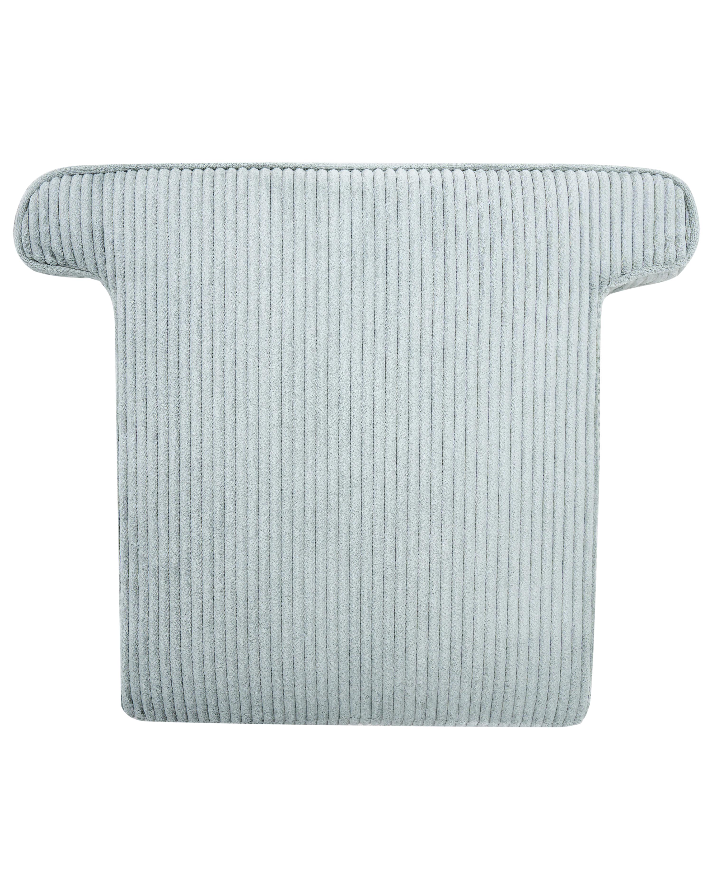 Oorfauteuil ABSON Corduroy Lichtblauw