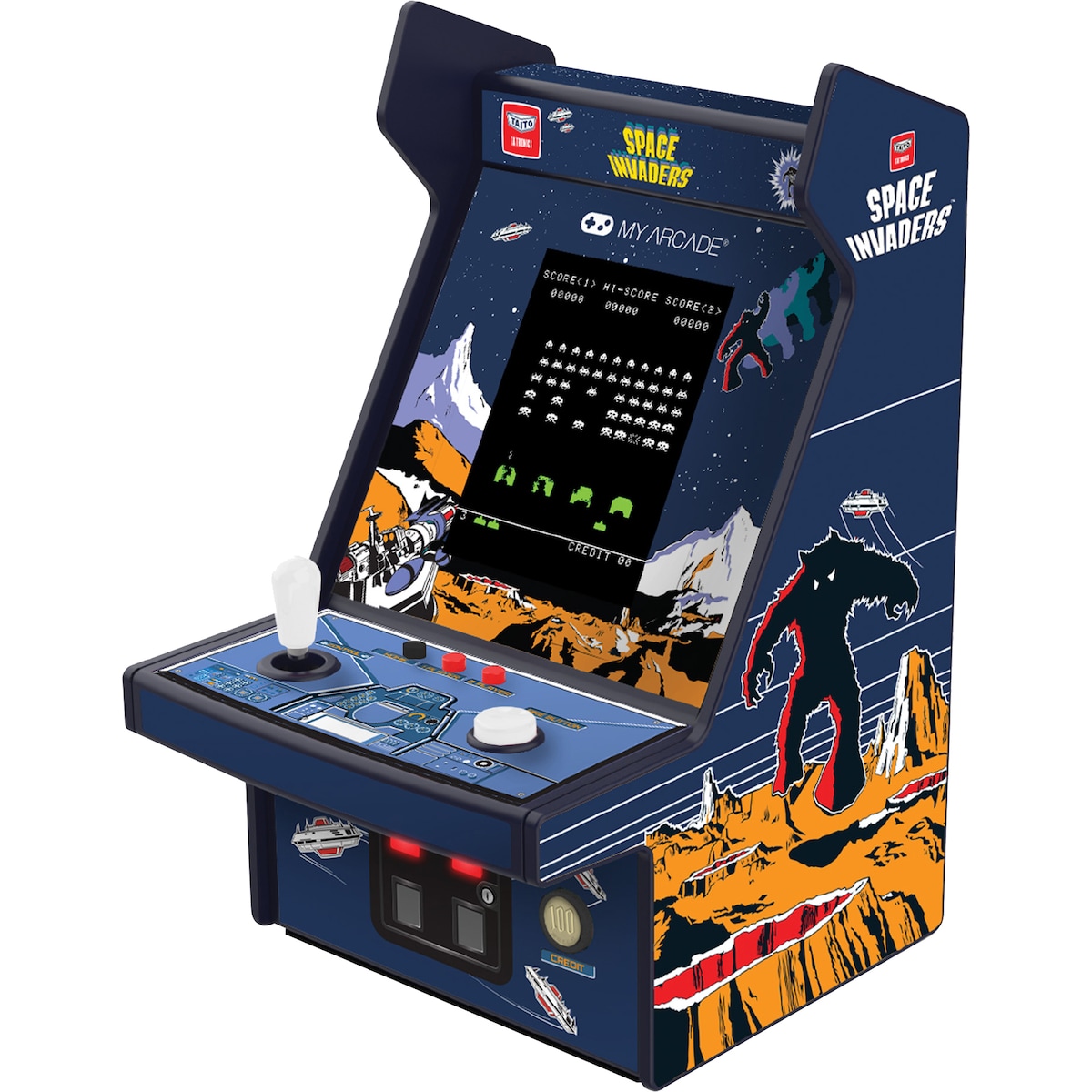 My Arcade Micro Player Pro 6,75” Space Invaders retro spillkonsoll