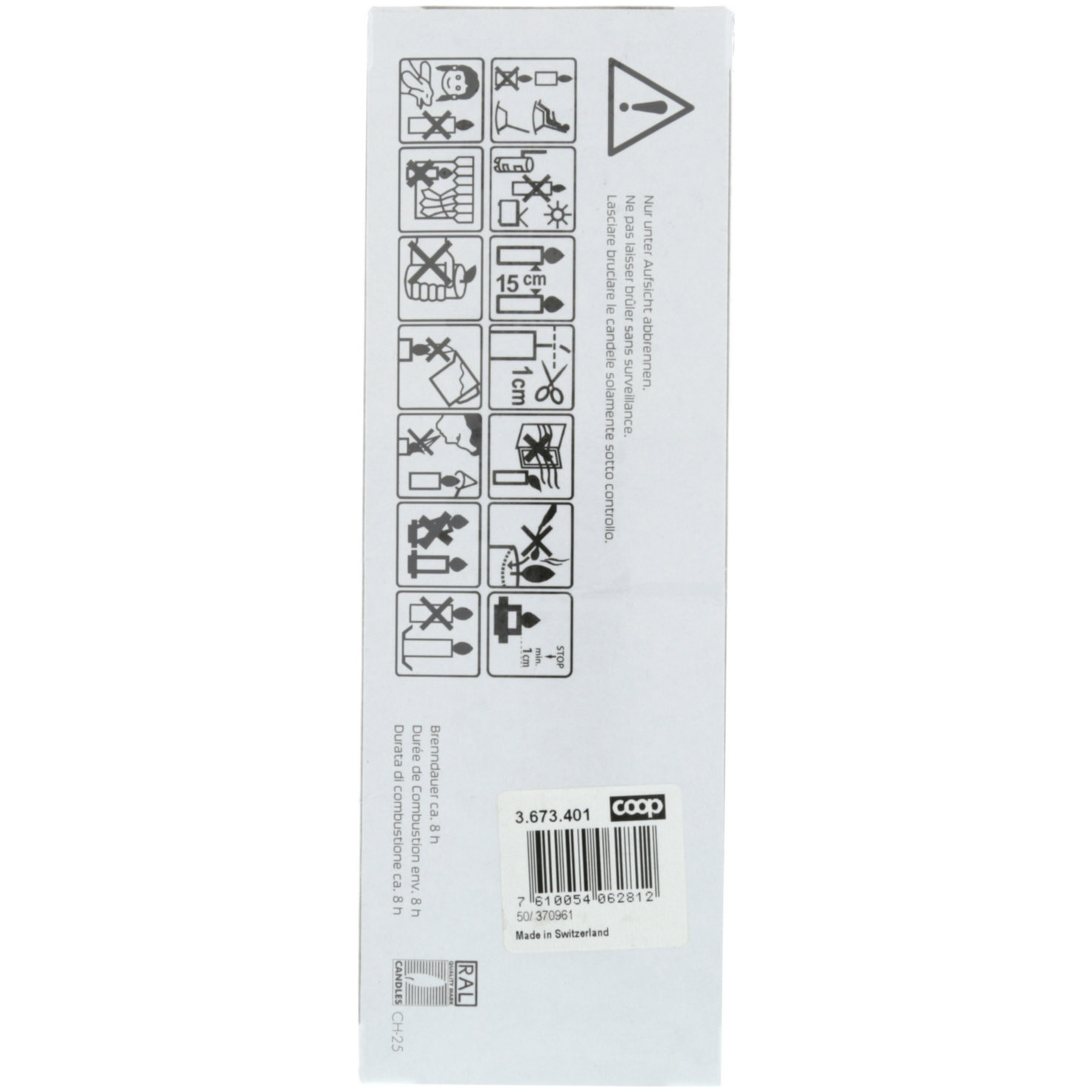 InHouse Stabkerzen dunkelrot 2.2x19cm 9 Stück