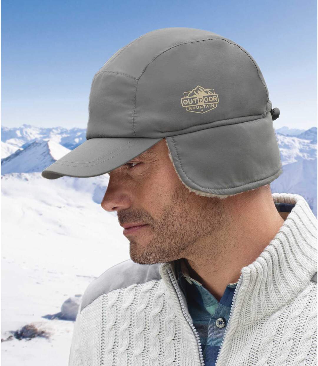 Casquette Cache-Oreilles Doublée Sherpa