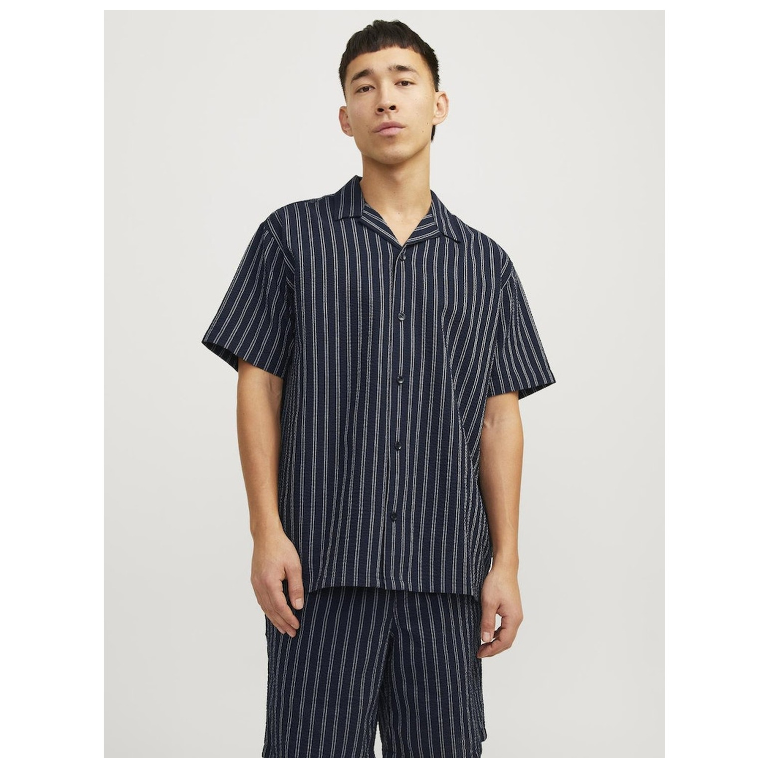 Jack & Jones JOREASTER PALMA SEERSUCKER SHI
