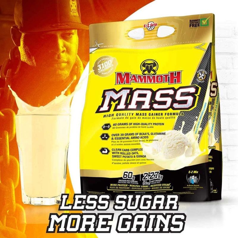 Interactive Nutrition Mammoth Mass 2500 Cookies Weight Gainer / Mass Gainer 6 (21 shakes)