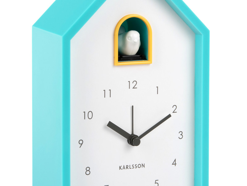 Alarm Clock Modern Cuckoo KA6015BB Turquoise blue