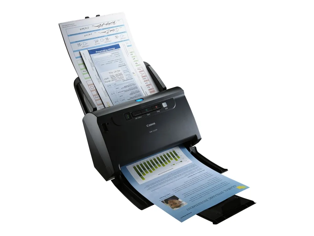 Canon imageFORMULA DR-C230 - Dokumentscanner - CMOS / CIS - Duplex - Legal - 600 dpi x 600 dpi - op til 30 ppm (mono) / op til 30 ppm (farve) - ADF (60 ark) - op til 3500 scanninger pr. dag - USB 2.0