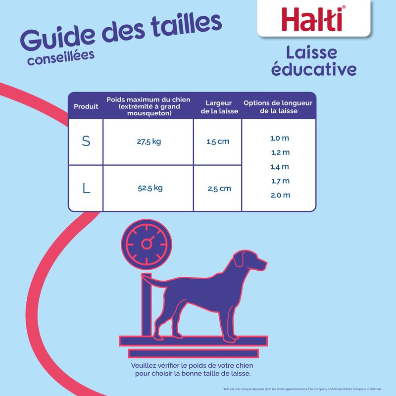 Laisse éducative HALTI