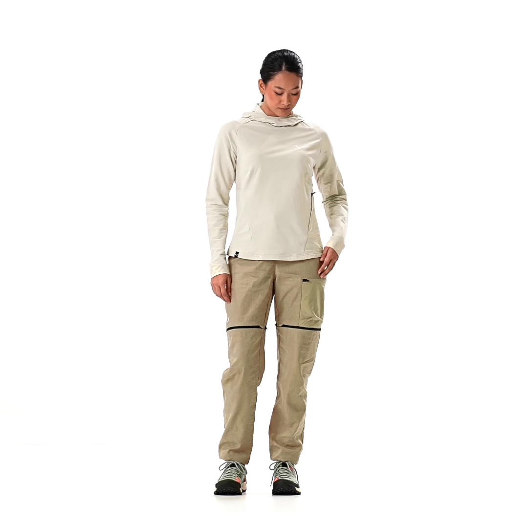 Puez Merino Durastretch Kapuzenpulli Damen
