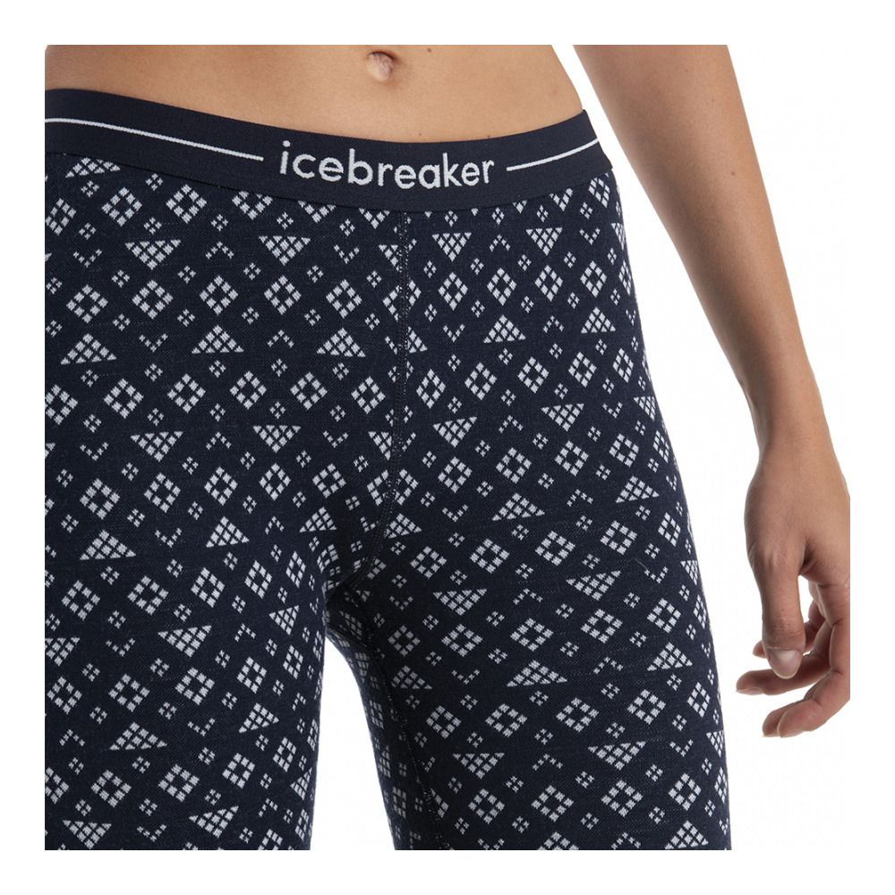 Icebreaker 260 VERTEX FIRST SNOW - Sous-couche Femme midnight navy/snow/j