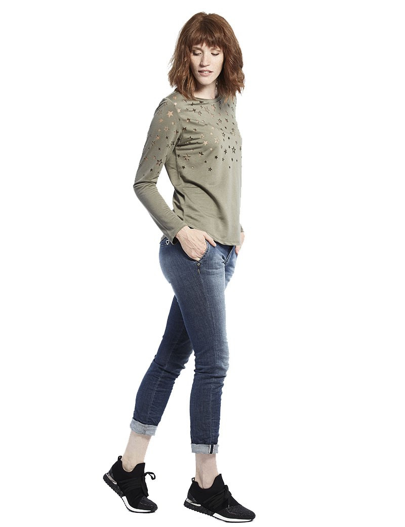PLEASE CHINO JEAN DENIM FEMME