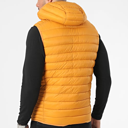 Doudoune Sans Manches A Capuche Terry Orange