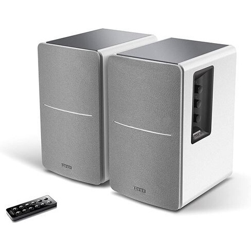 Enceinte connectée Hifi Edifier R1280DB Blanc/Argent vendues par paire