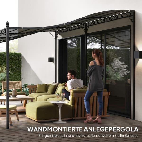 Påbygg paviljong pergola med tak, vannavvisende paviljong kalesje, frittstående hage paviljong, terrasse paviljong kalesje, solskjerming for terrasse,
