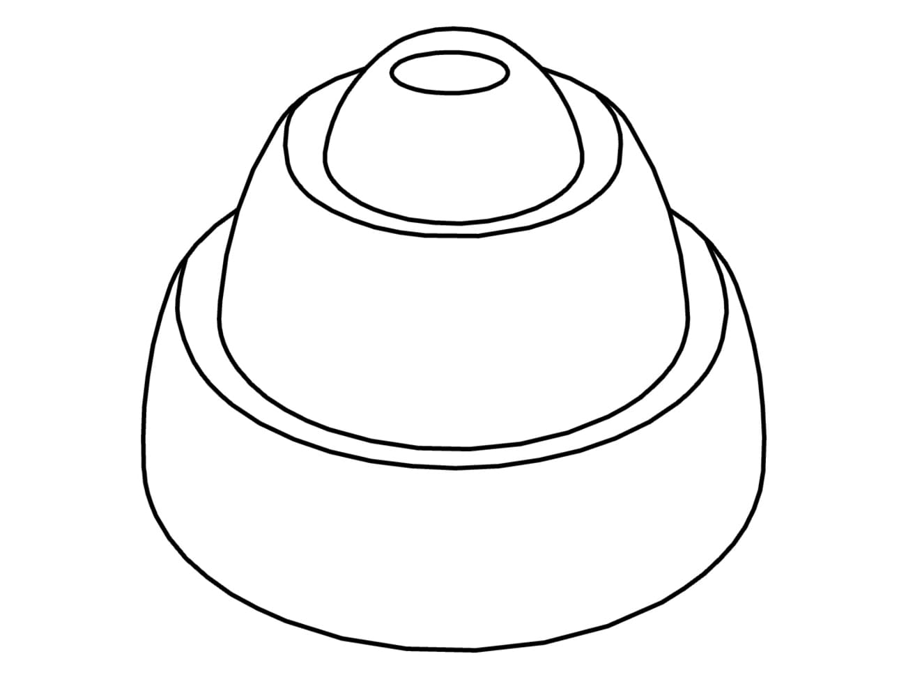 Moule silicone Pavoflex - 24 moules anneaux - 60 x 40 cm - Pavoni