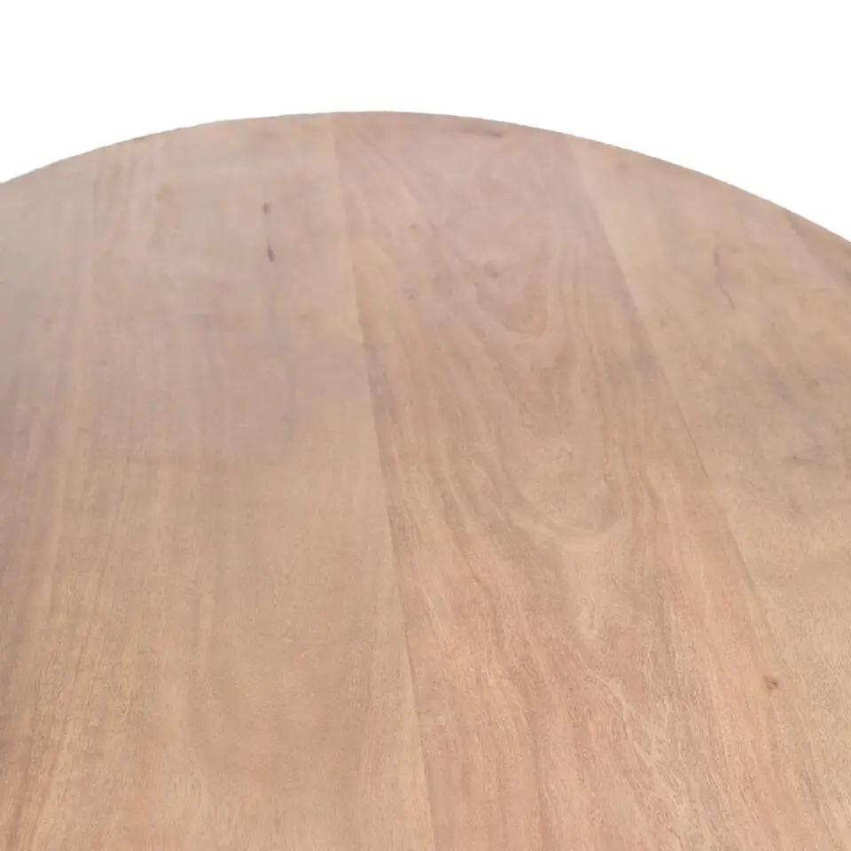 Eettafel Ovaal 160cm - Naturel - Mangohout - Tafel Diamond