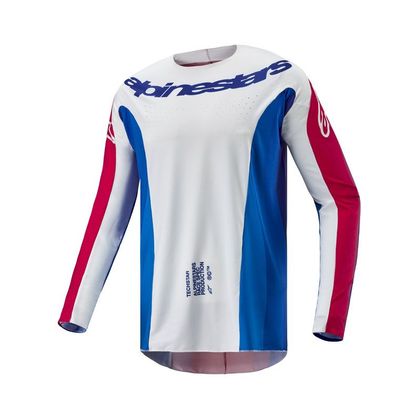 Maillot cross Alpinestars TECHSTAR - PNEUMA 2023 - Bleu / Rouge