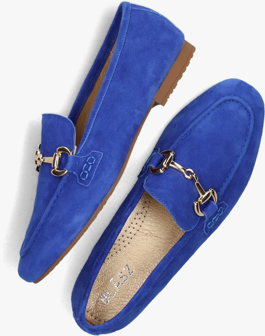 BLASZ blauwe blasz loafers shn2559