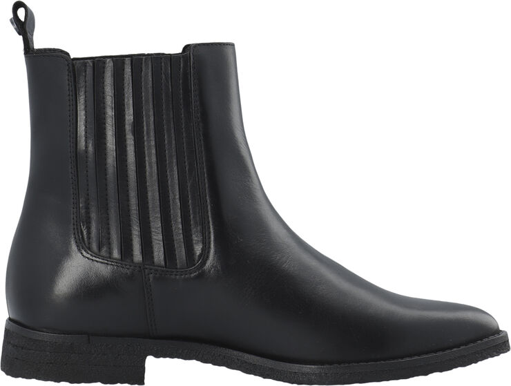 Cashott CASAGNES Chelsea Boot Pull Up Leather Black