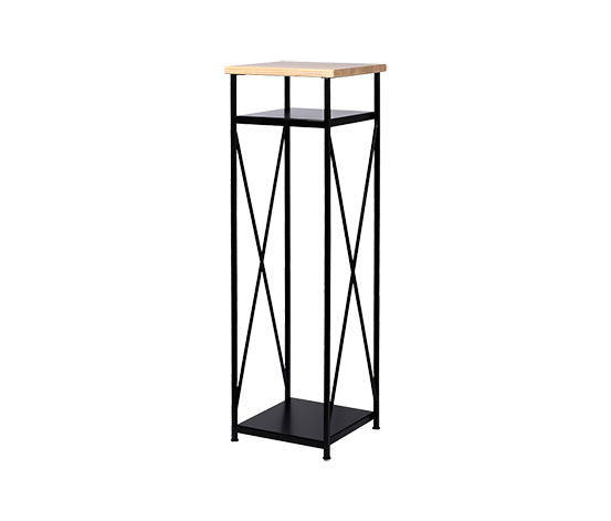 Kaminholzregal mit Holzdeckel, M