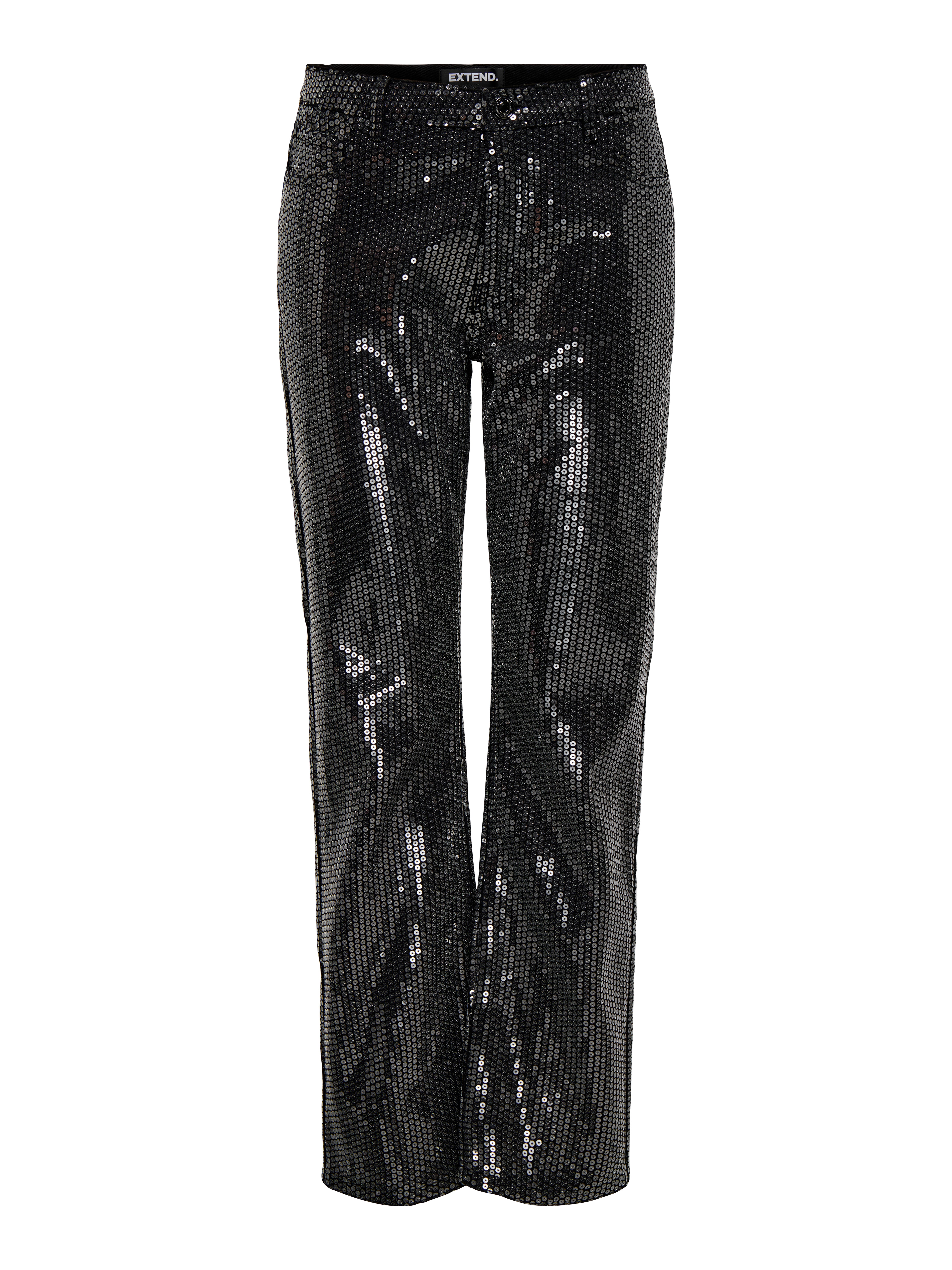 ONLJACI-ZERA Mittlere Taille Gerade geschnitten Hose Black