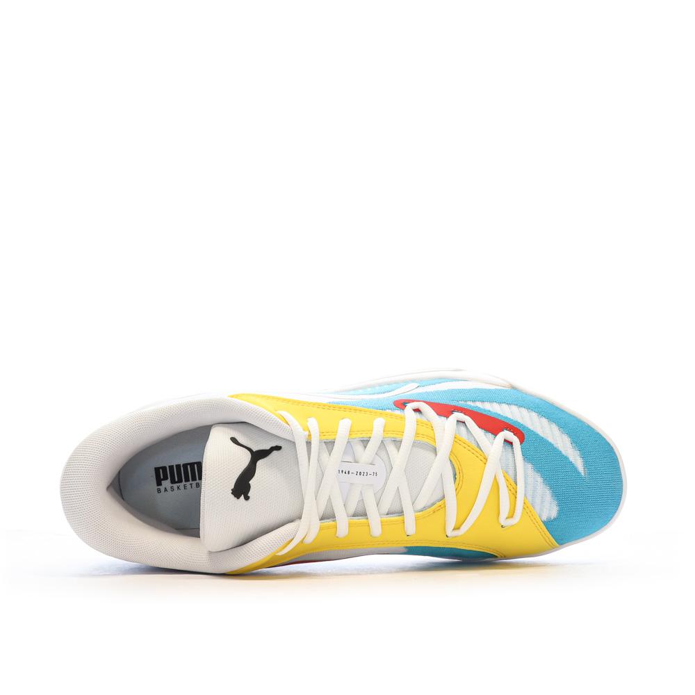 Puma Chaussures de basket Bleu/Jaune Homme Puma All-pro Nitro