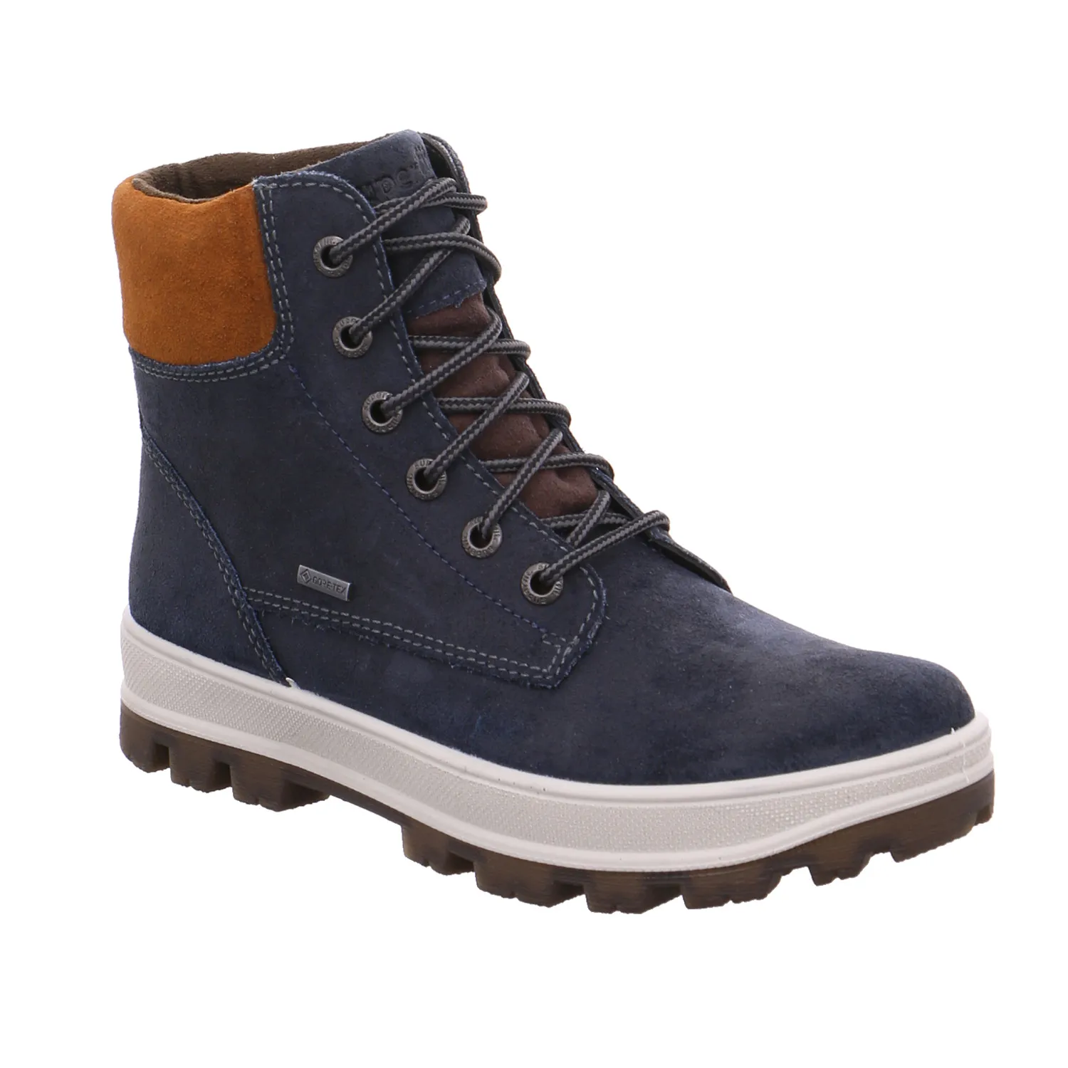 SUPERFIT Jungen-Winter-Bottine Blau Textil  Boot