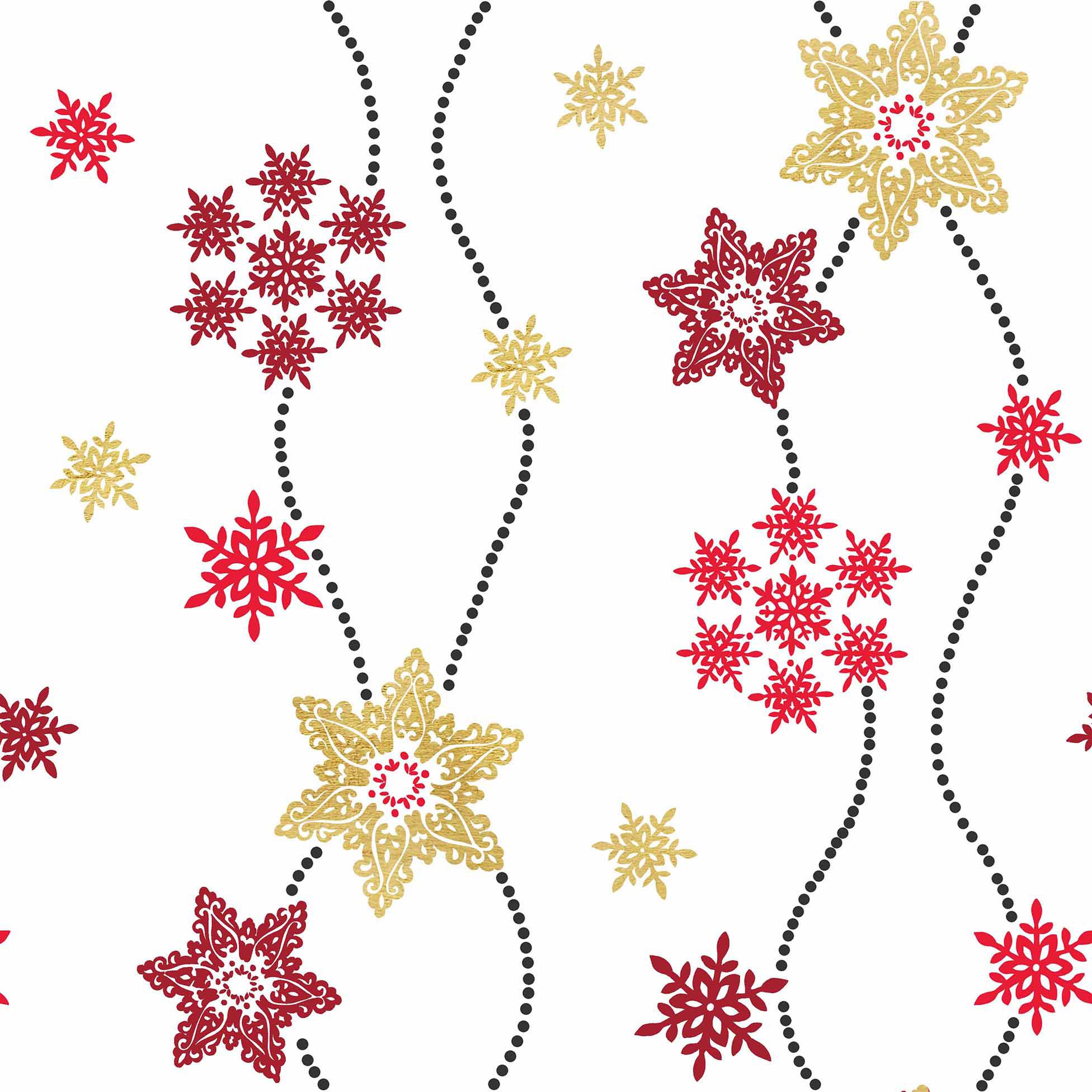 CRISTAL RLX 1.40MX30M PVC IMPRIME NEIGE ROUGE