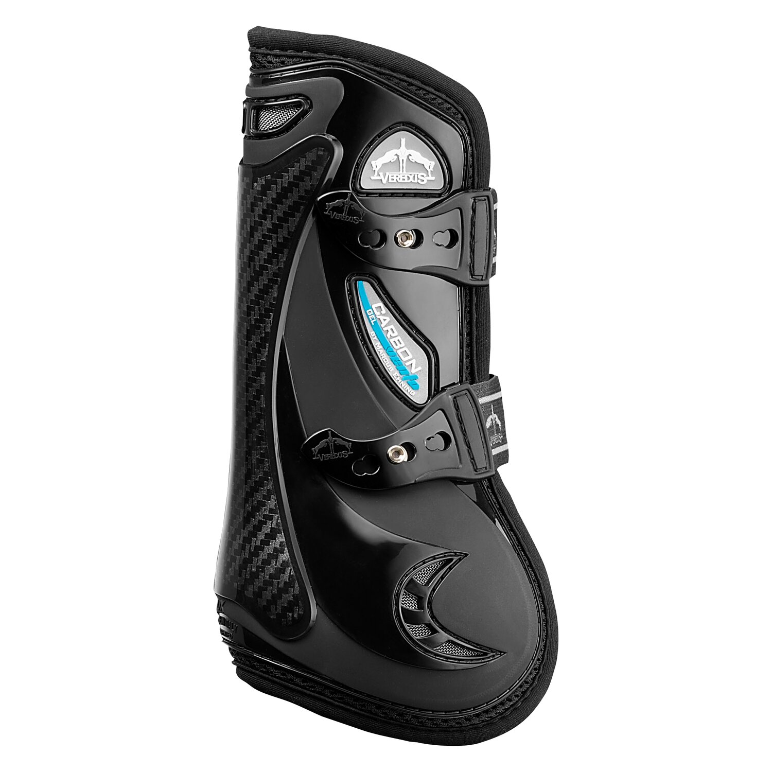 VEREDUS Springgamaschen Carbon Gel Vento, für die Vorderbeine  - black