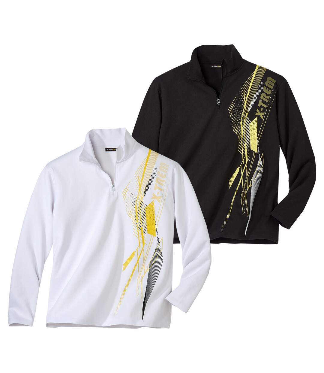 Lot de 2 Polos Col Zippé Cold Winter