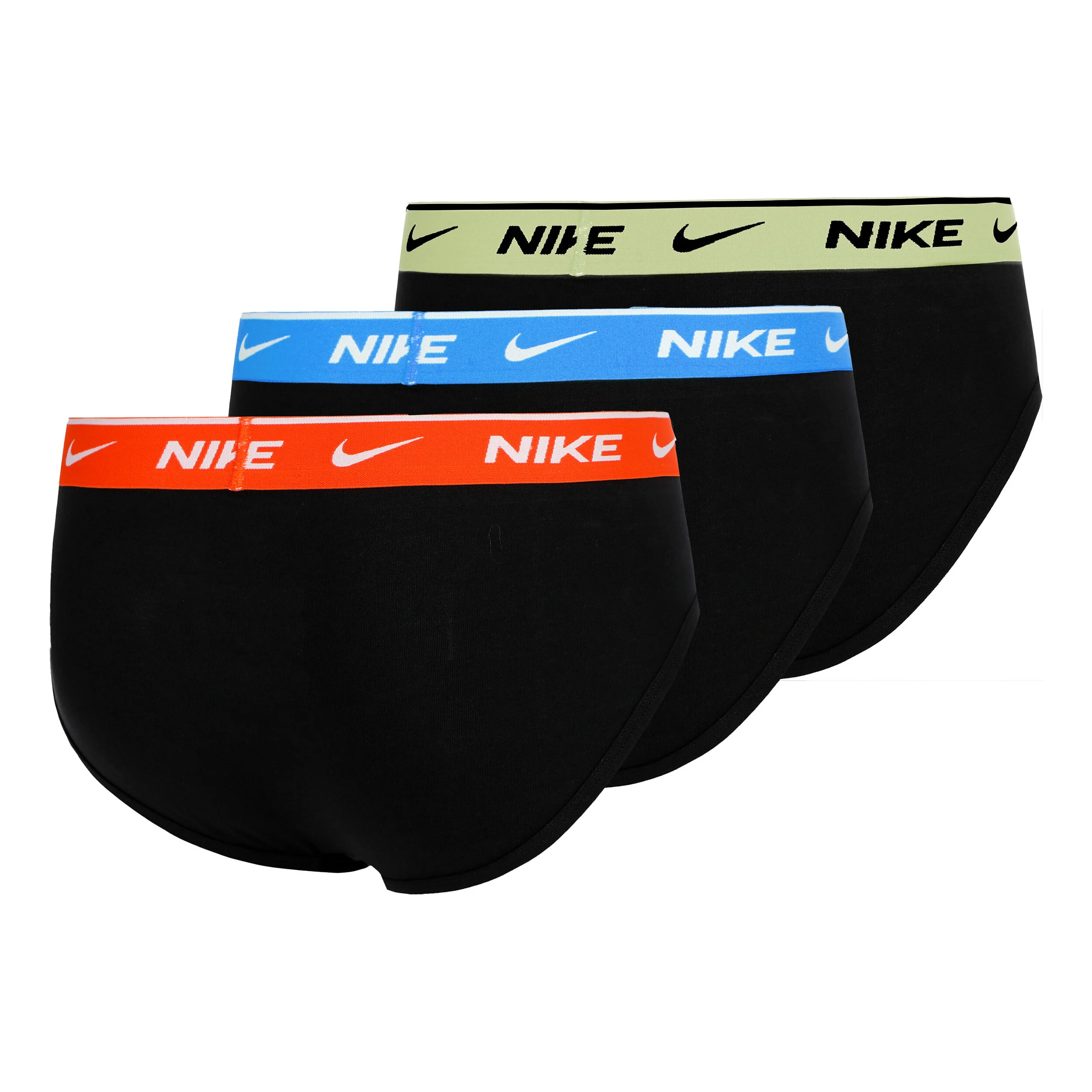 Nike Everyday Cotton Stretch Brief Caleçon Pack De 3 Hommes - Multicouleur