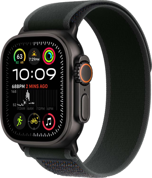 Apple Watch Ultra 2 49mm GPS+CEL (Black Titanium/Black Trail Loop) M/L