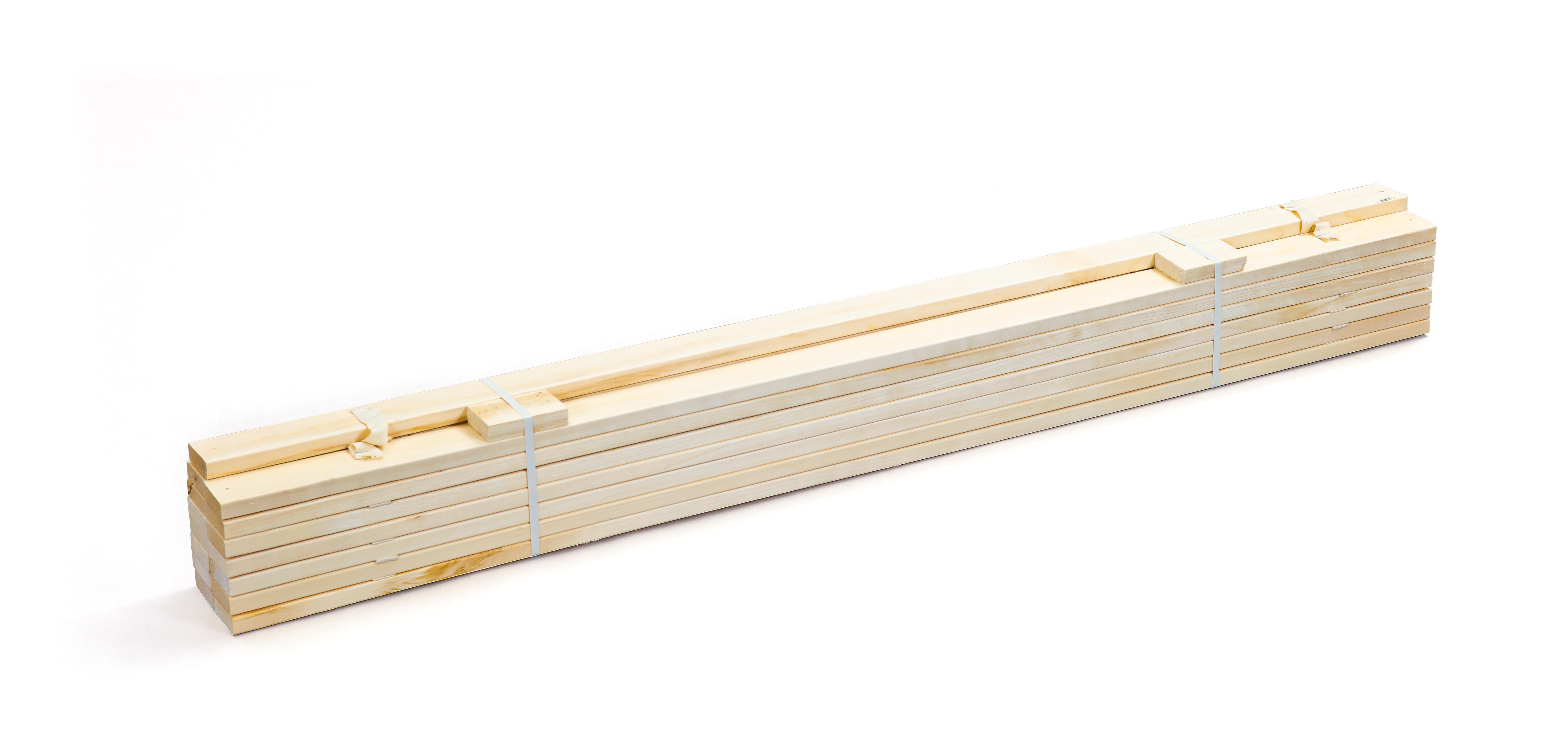 Inter Link Rolllattenrost 13 Latten 90 cm Kiefer Massivholz