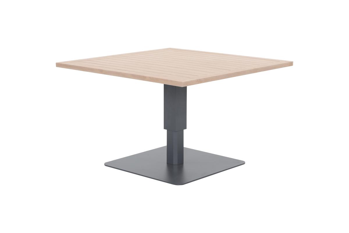 TABLE RELEVABLE CARRE SALIMIA GRAPHITE HONEY