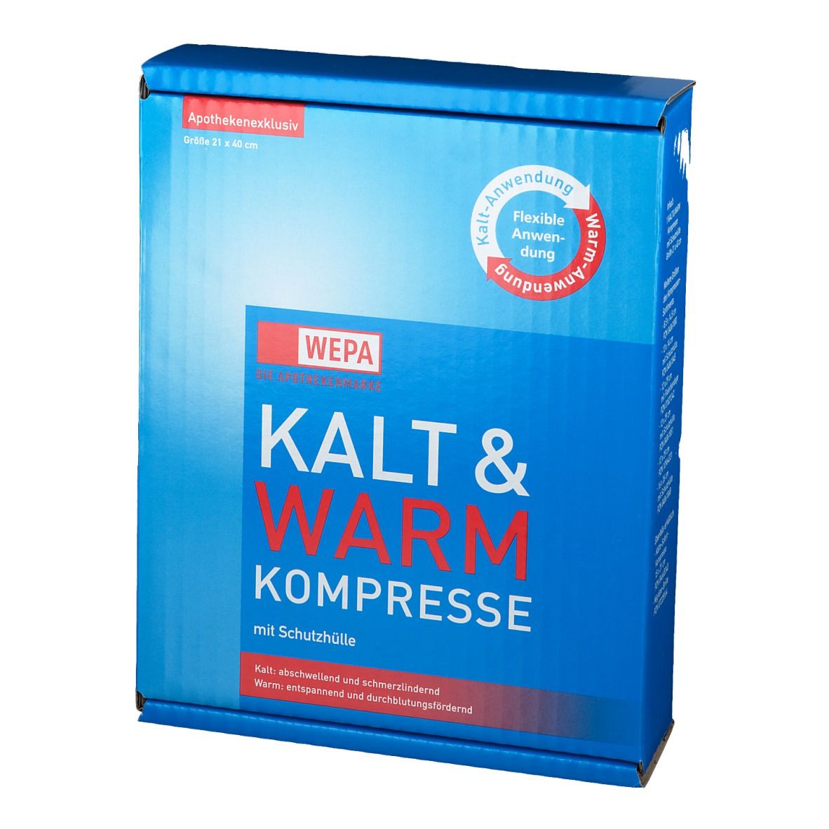 WEPA Kalt und Warm Kompresse 21 x 40 cm