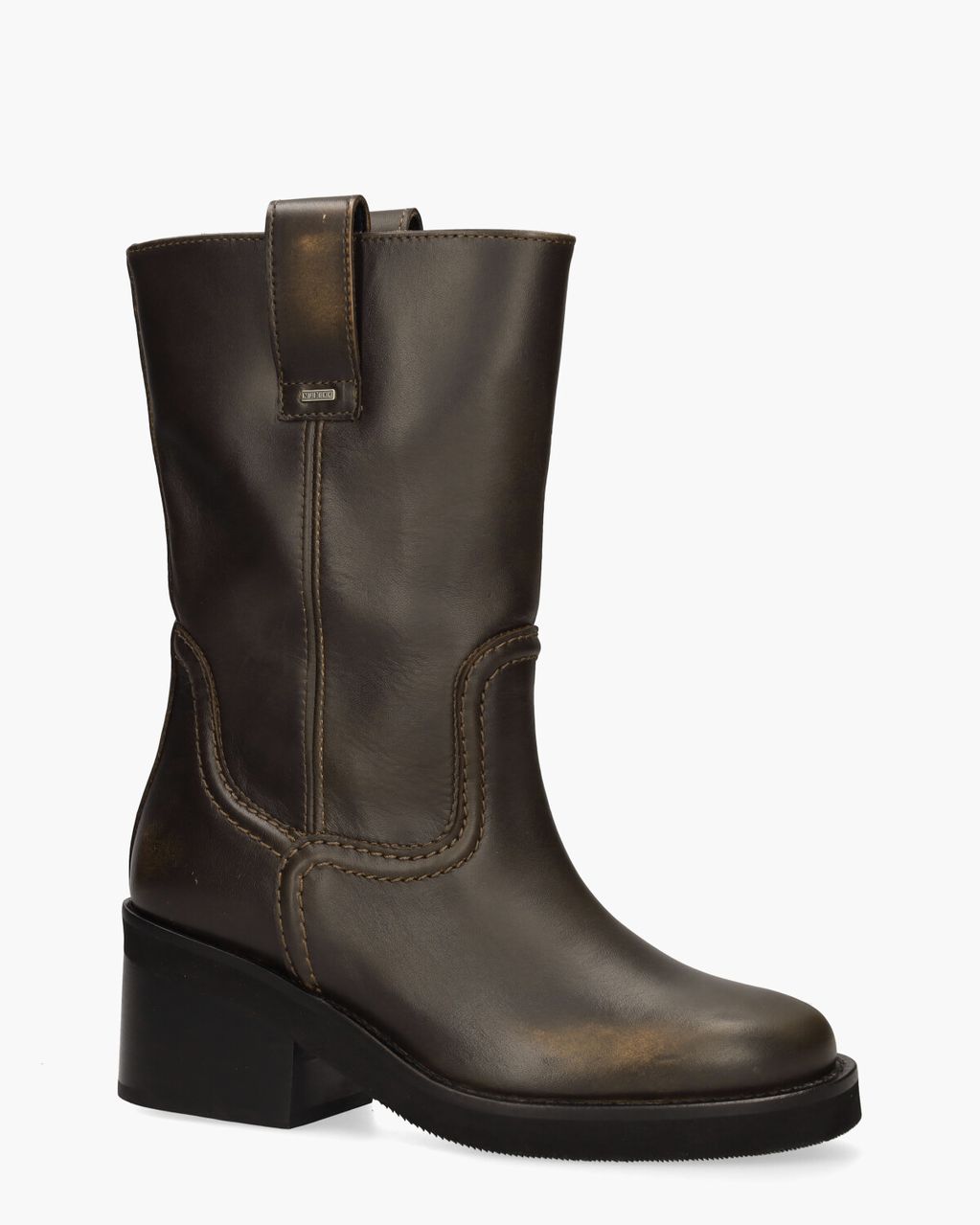 Nubikk Cassy Slouch Donkerbruin Damesboots