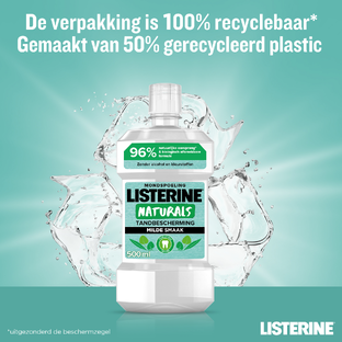 Listerine Naturals Tandbescherming Mondspoeling 500ML
