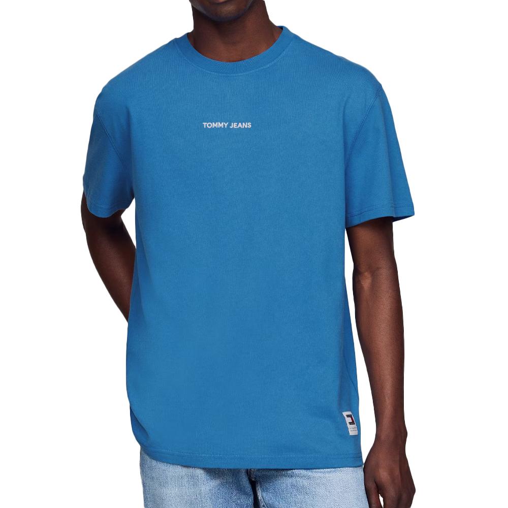 Tommy Hilfiger T-shirt Bleu Homme Tommy Jeans Reg Gd
