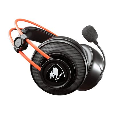 COUGAR Immersa ti - Casque gamer filaire avec micro - noir / orange